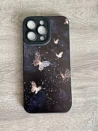 Case Apple IPhone 11 Noir Motif Papillon Dore