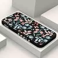 Case Apple IPhone 11 Pro Max Noir Imprime Floral