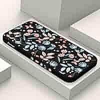 Case Apple IPhone 12 Pro Max Noir Imprime Floral