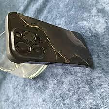 Case Apple IPhone 12 Pro Max Noir Motif Marbre