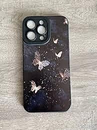 Case Apple IPhone 12 Pro Max Noir Motif Papillon Dore
