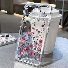 Case Apple IPhone 12 Pro Max Transparent Motif Fleurs