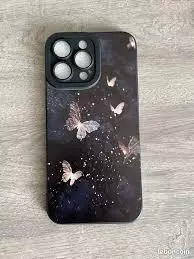 Case Apple IPhone 12 Pro Noir Motif Papillon Dore