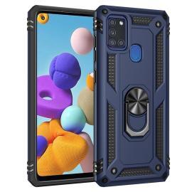 Case Samsung A21S/ A71 / A81 / A91 / Note 10 Lite Blue - Aimant
