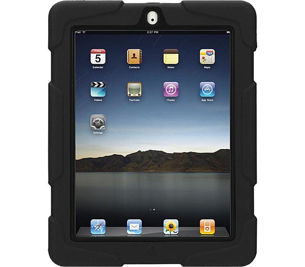 Case iPad 2/3/4 Griffin Noir Survivor - Boîte ouverte