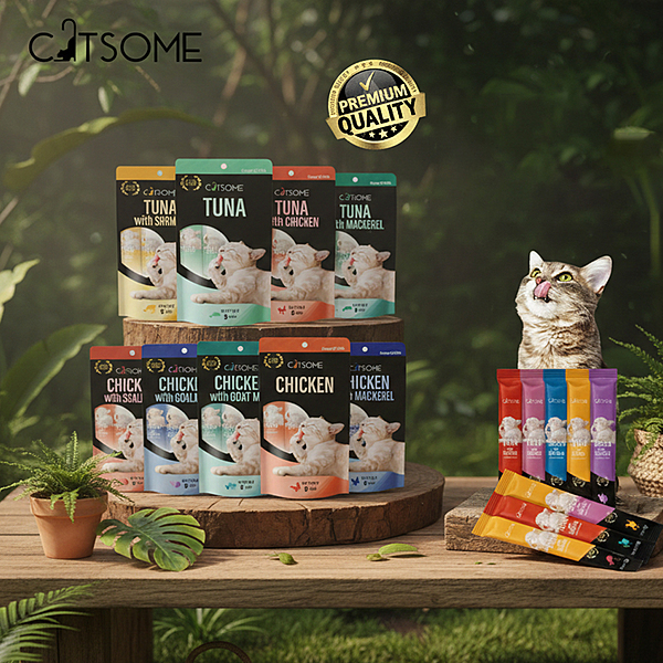CatSome Creamy Treats 5 Tubes