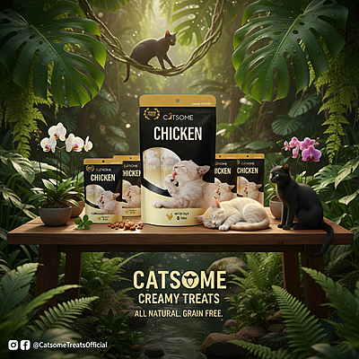 CatSome Creamy Treats 5 Tubes