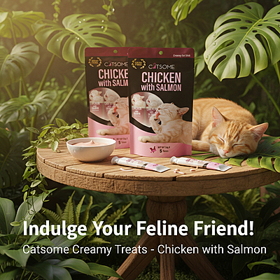 CatSome Creamy Treats 5 Tubes