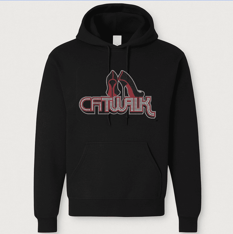 Catwalk Rhinestone Hoodie