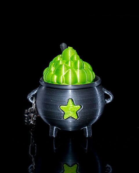 Cauldron Fidget Keychain
