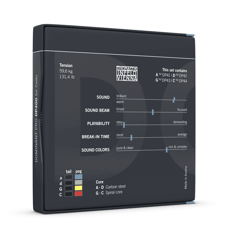 Cello Dominant Pro Medium DP400 String Set