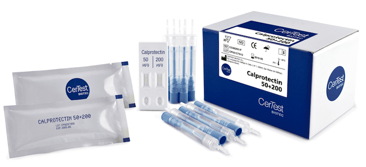 Prueba de Calprotectina 50-200 caja con 20 pruebas - CerTest