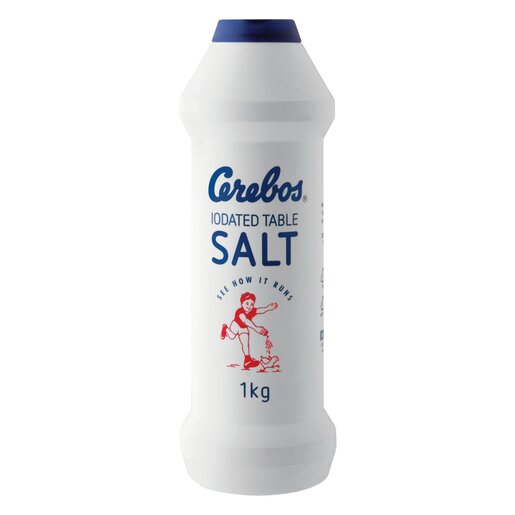 Cerebos Iodated Table Salt Flask  1X1KG