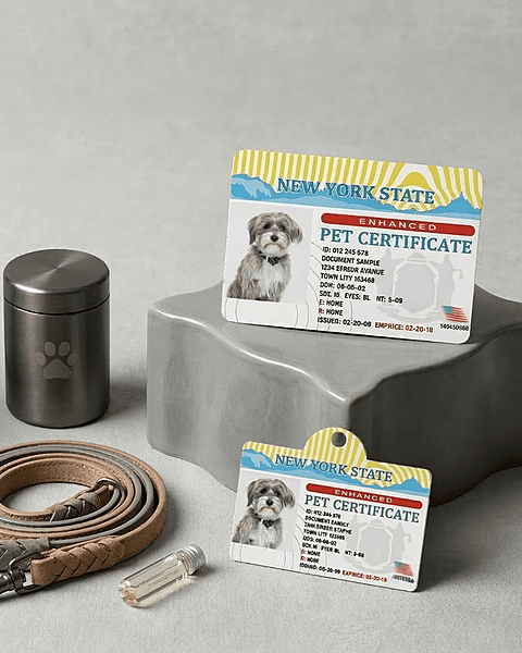 Certificate Tag & Card