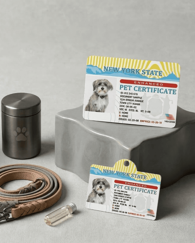 Certificate Tag & Card