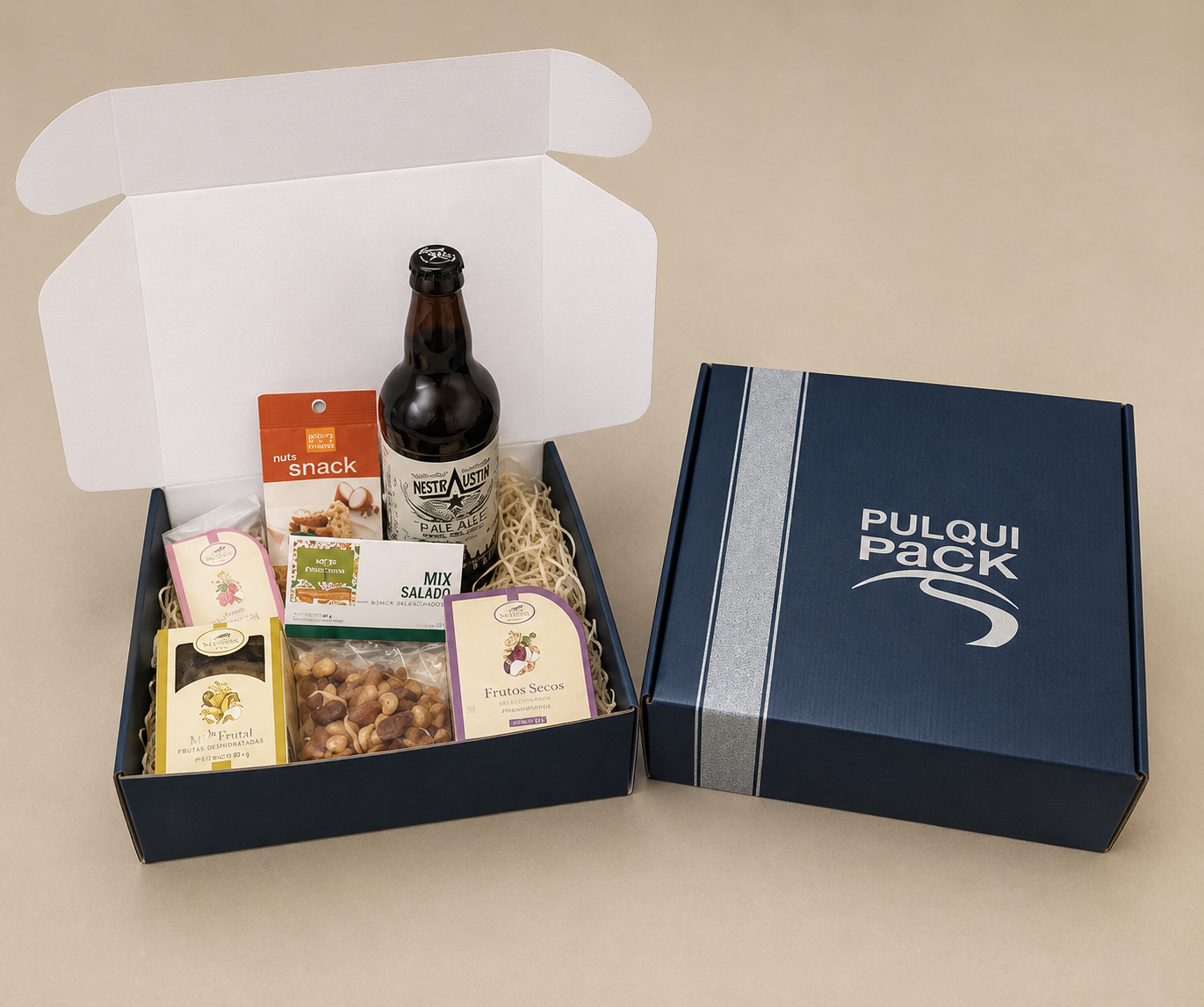 Cerveza artesanal y picada para Pulqui Pack