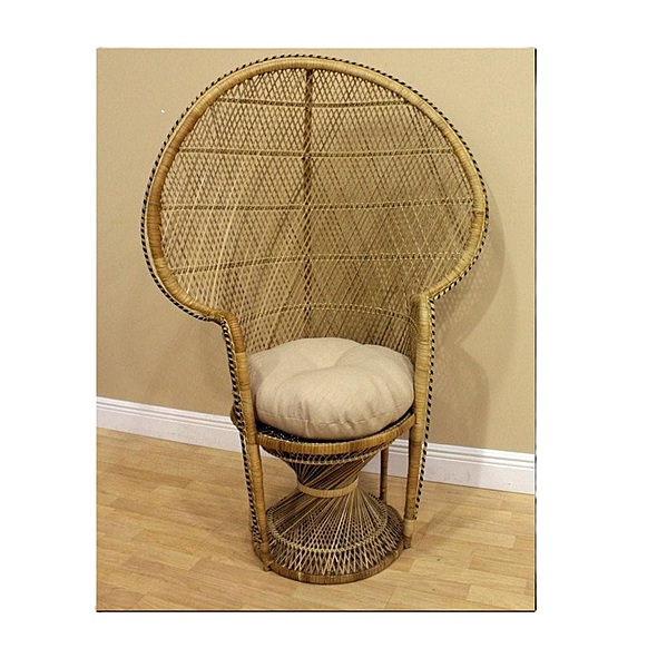 Chair Peacock Rental - Alquiler de silla de ratán modelo Peacock