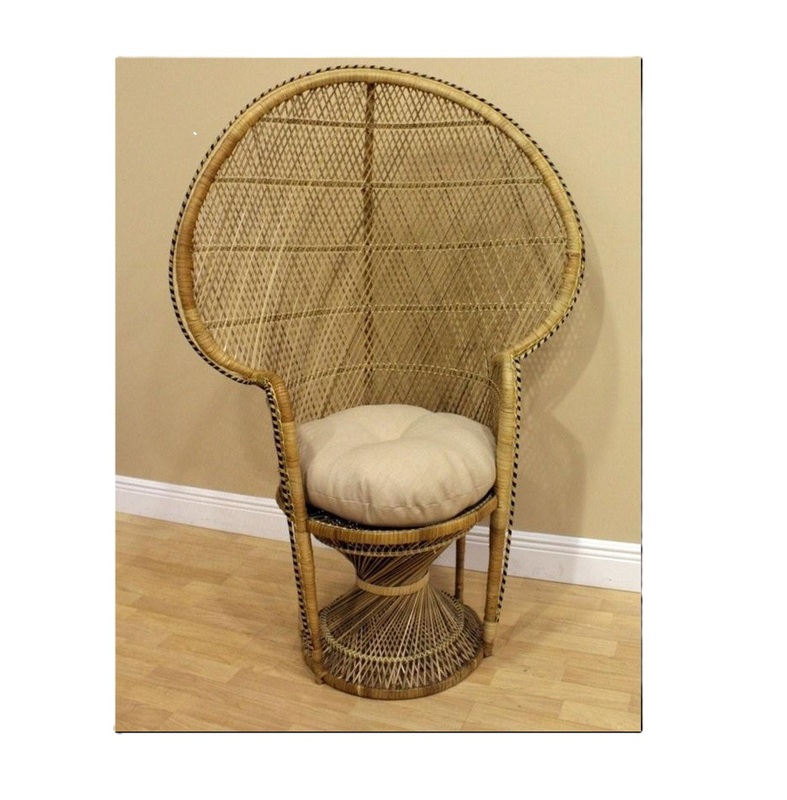 Chair Peacock Rental - Alquiler de silla de ratán modelo Peacock