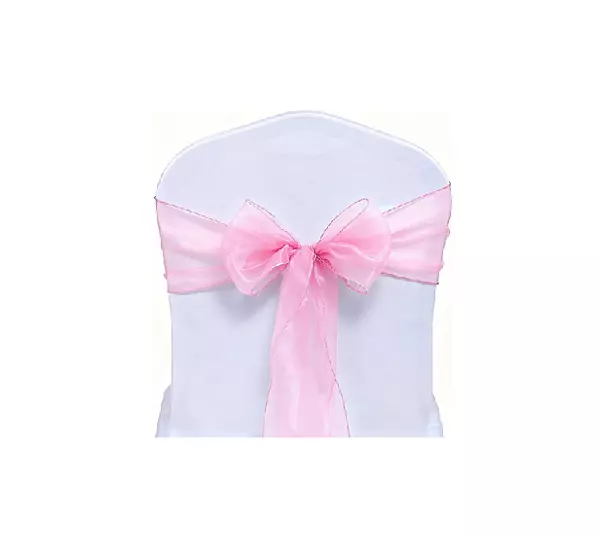 Chair Sashes Elegant Organza Sheer Fabric