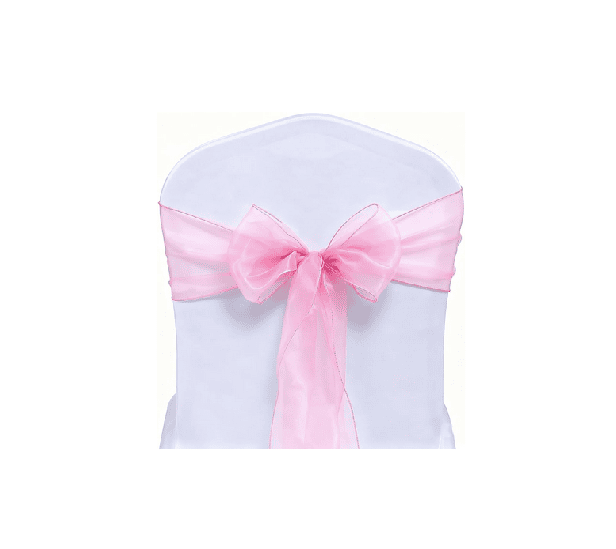 Chair Sashes Elegant Organza Sheer Fabric