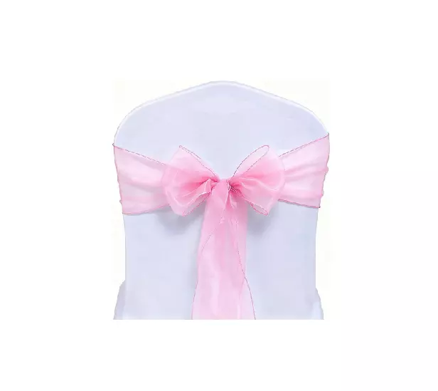 Chair Sashes Elegant Organza Sheer Fabric