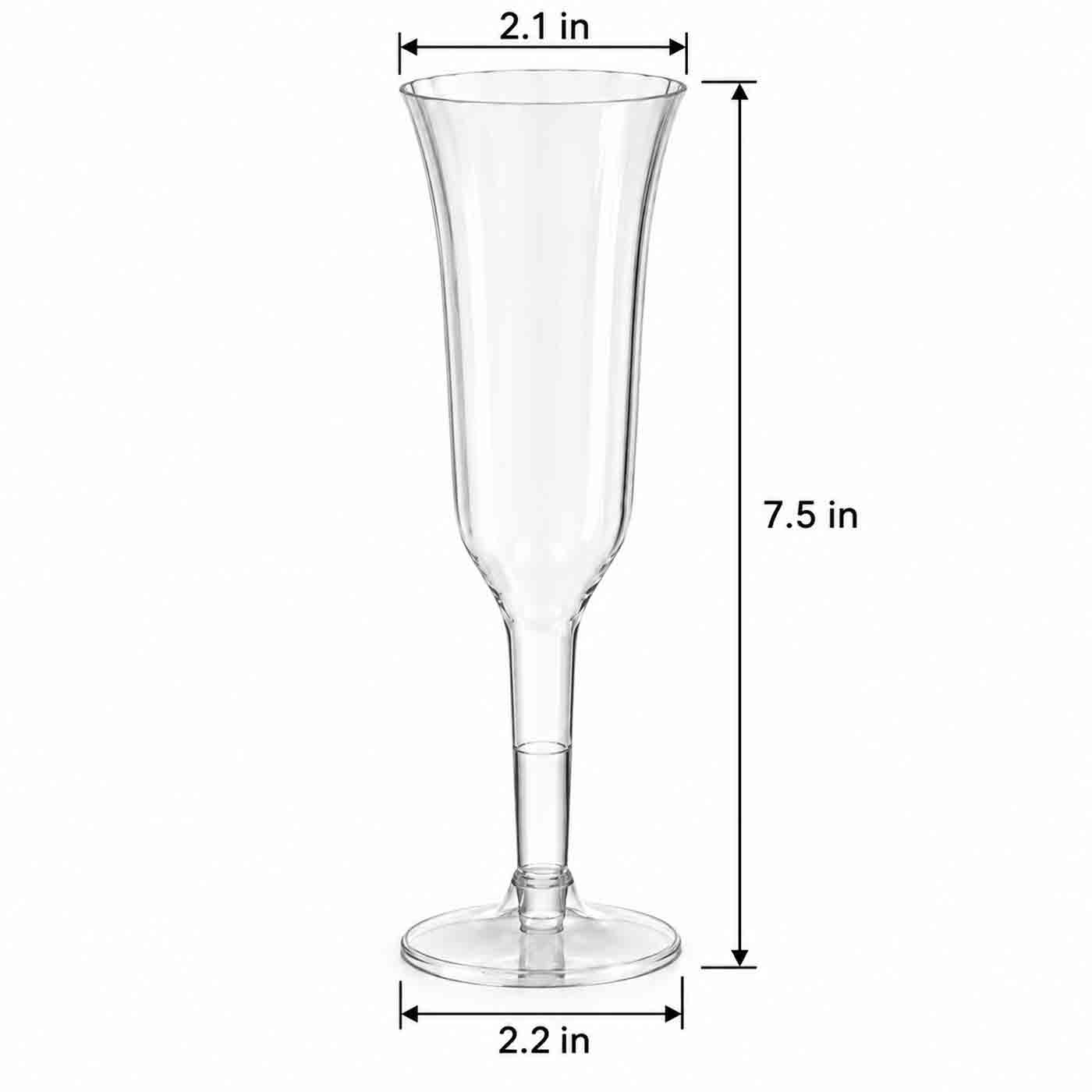 Champagne Cone Flute 5oz Vision 10/12