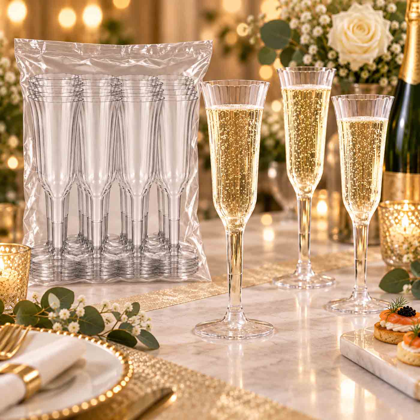 Champagne Cone Flute 5oz Vision 10/12