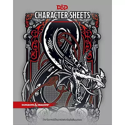 D&d Character Sheets by Dungeons & Dragons (2017, Merchandise, Other)