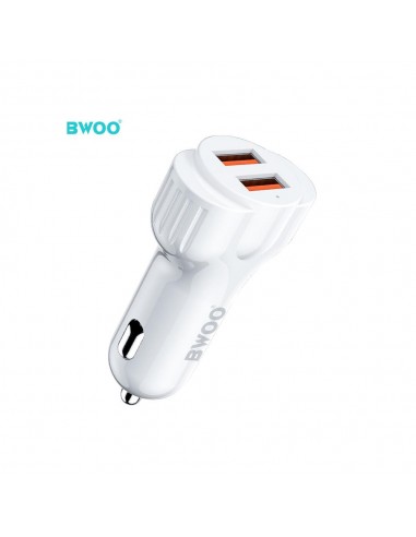 Chargeur Auto BO-52CCV 2.1A + Câble Micro USB BWOO