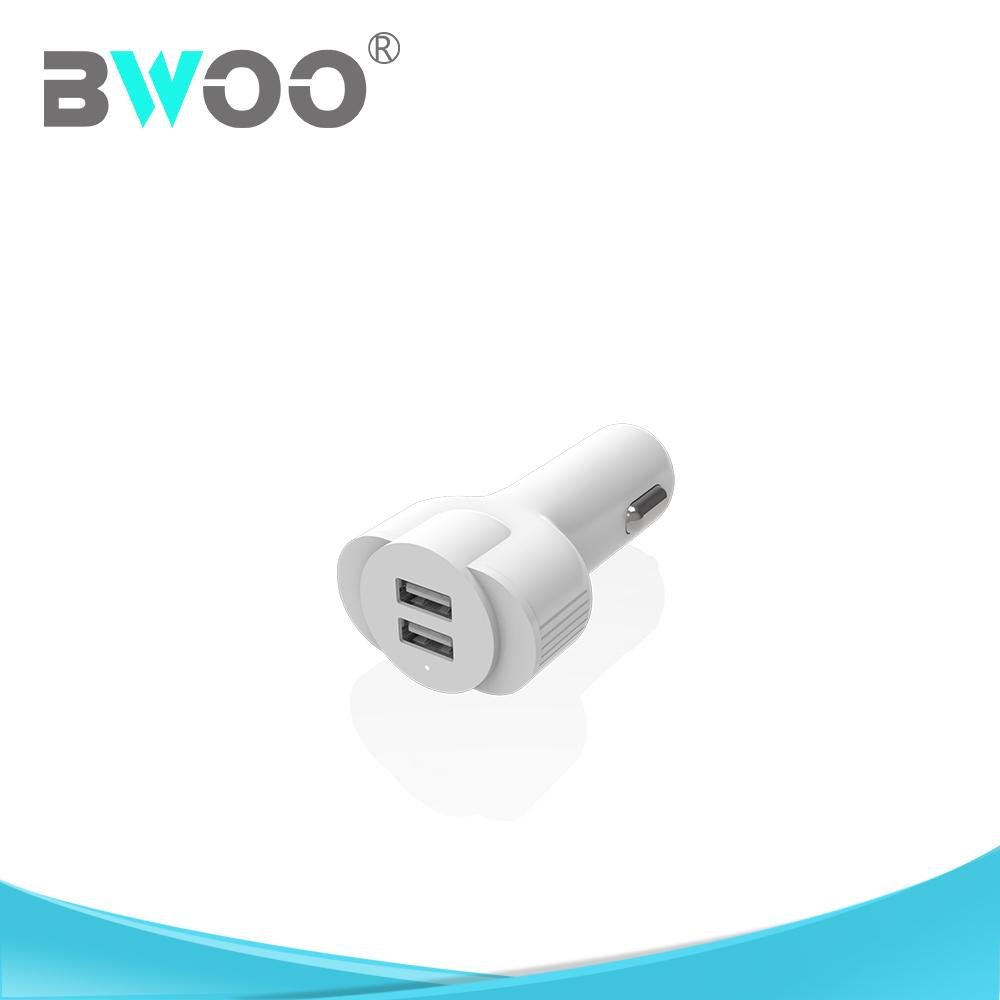 Chargeur Auto BO-CC54 2 Ports USB +Cable USB C Bwoo