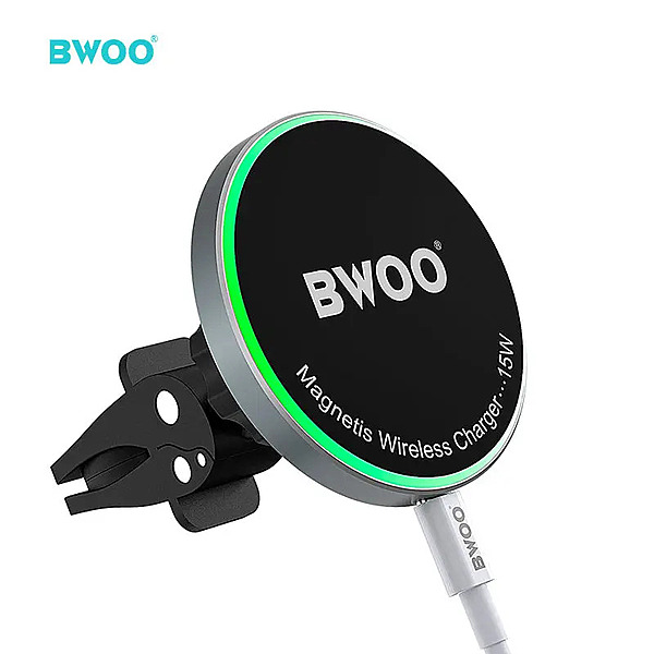Chargeur Magnetique Sans Fil 15W Bwoo