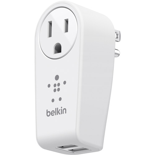 Chargeur Rotatif 2x USB Type A + Prise Électrique Boost up Belkin