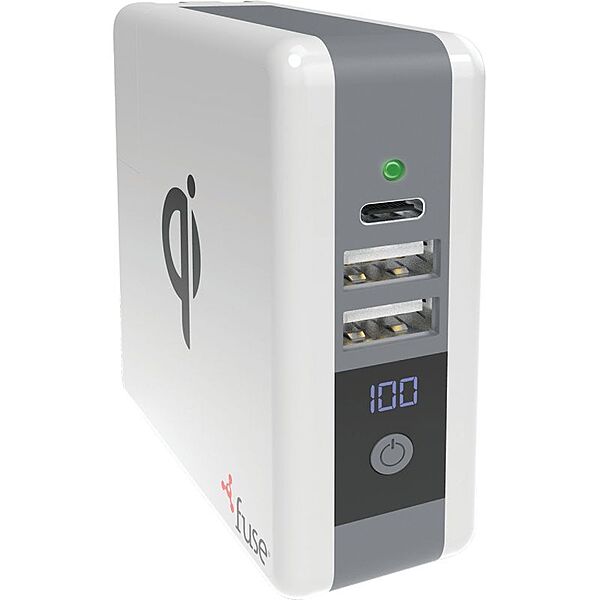 Chargeur Sans Fil USB Qi Fuse 3 en 1 6700 MAH