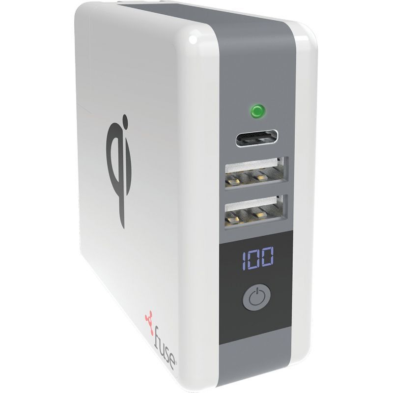 Chargeur Sans Fil USB Qi Fuse 3 en 1 6700 MAH