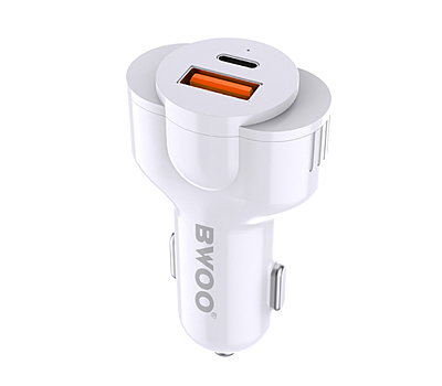 Chargeur Auto USB Type A Et USB Type C 30W Bwoo