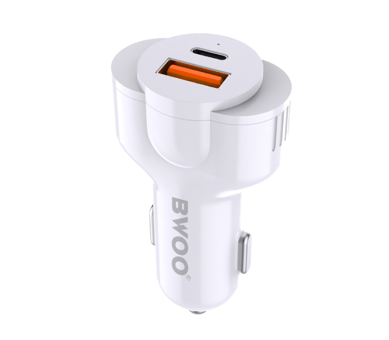 Chargeur Auto USB Type A Et USB Type C 30W Bwoo