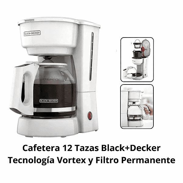 CAFETERA JARRA DE VIDRIO 12 TAZA- CM0916W
