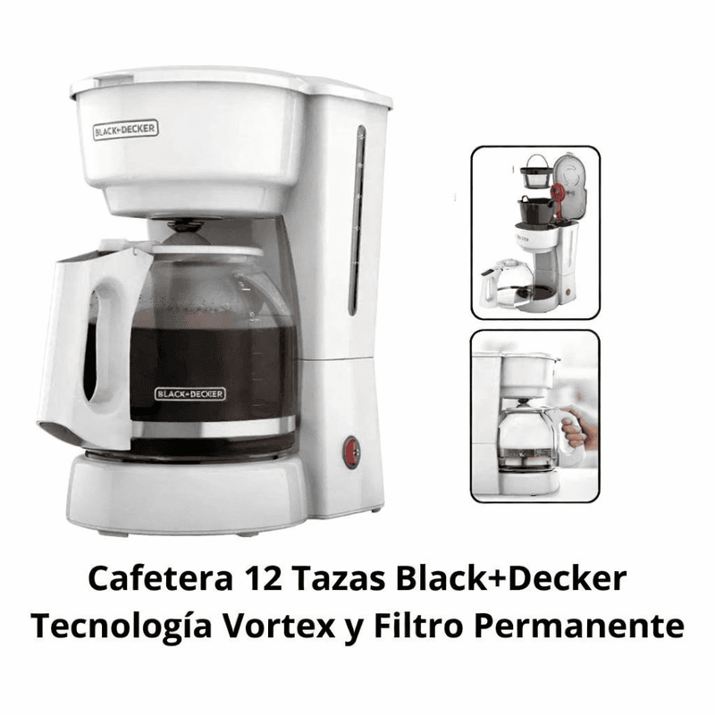 CAFETERA JARRA DE VIDRIO 12 TAZA- CM0916W