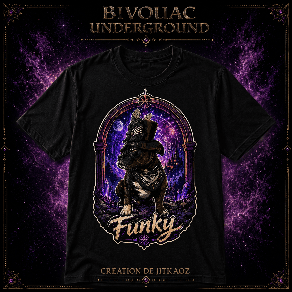 T-SHIRT COULEUR FUNKY