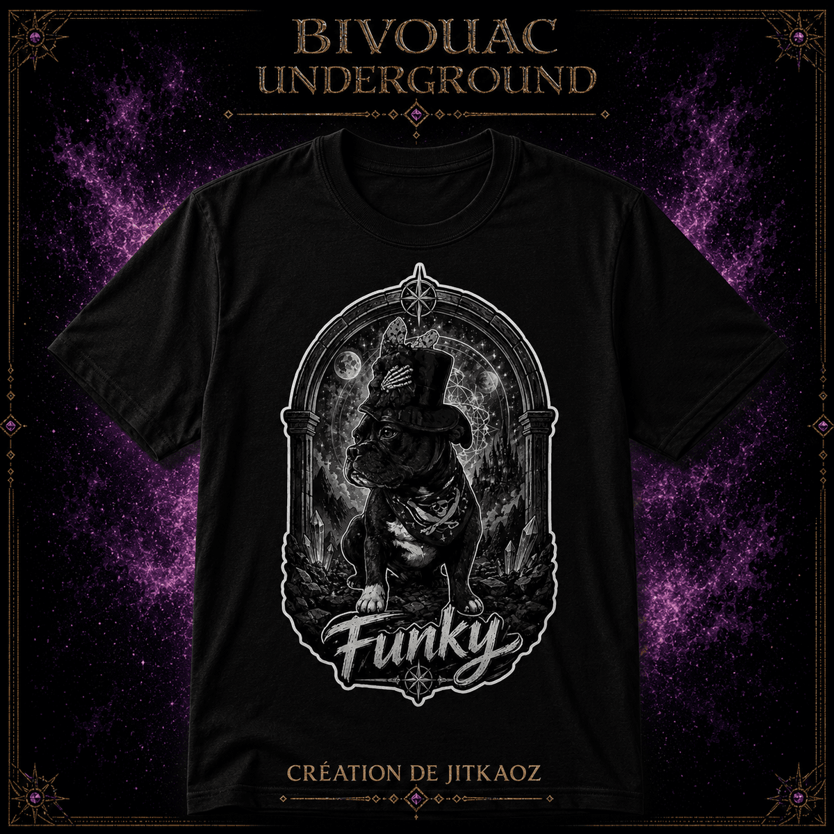 T-SHIRT BLANC FUNKY