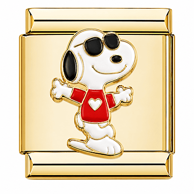 Golden Hugging Snoopy