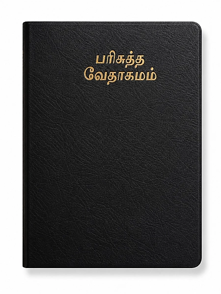 Bible BIG Letter Black ZIP