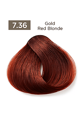 Gold Red Easy Tech Versum for professional gold red hair color and gray coverage