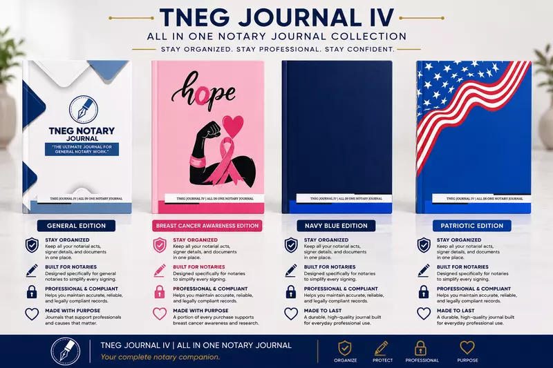 ​TNEG Journal IV | All-In-One Notary Journal– October 17, 2025