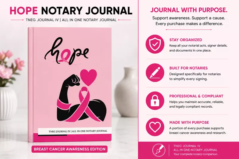 ​TNEG Journal IV | All-In-One Notary Journal– October 17, 2025