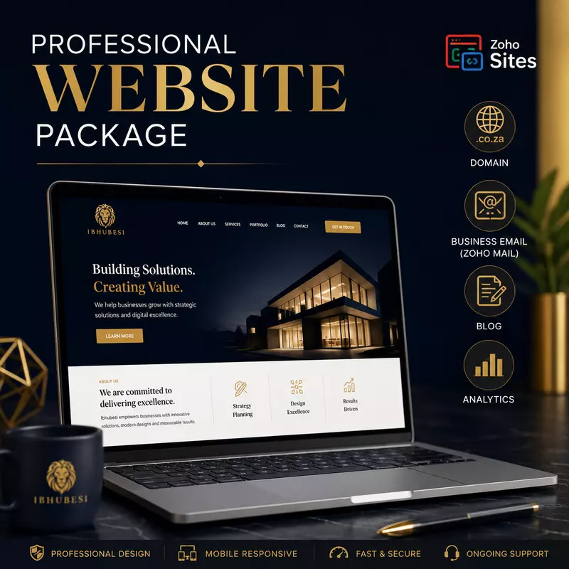 Professional Website Package (Zoho Sites Pro)
