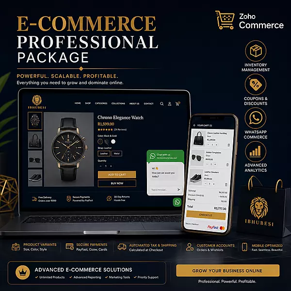 E-Commerce Professional Package (Zoho Commerce Pro)
