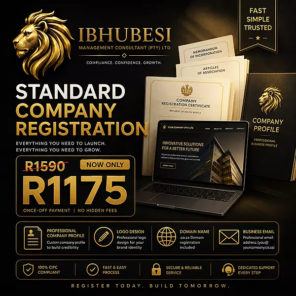 Standard Company Registration (Pty Ltd)
