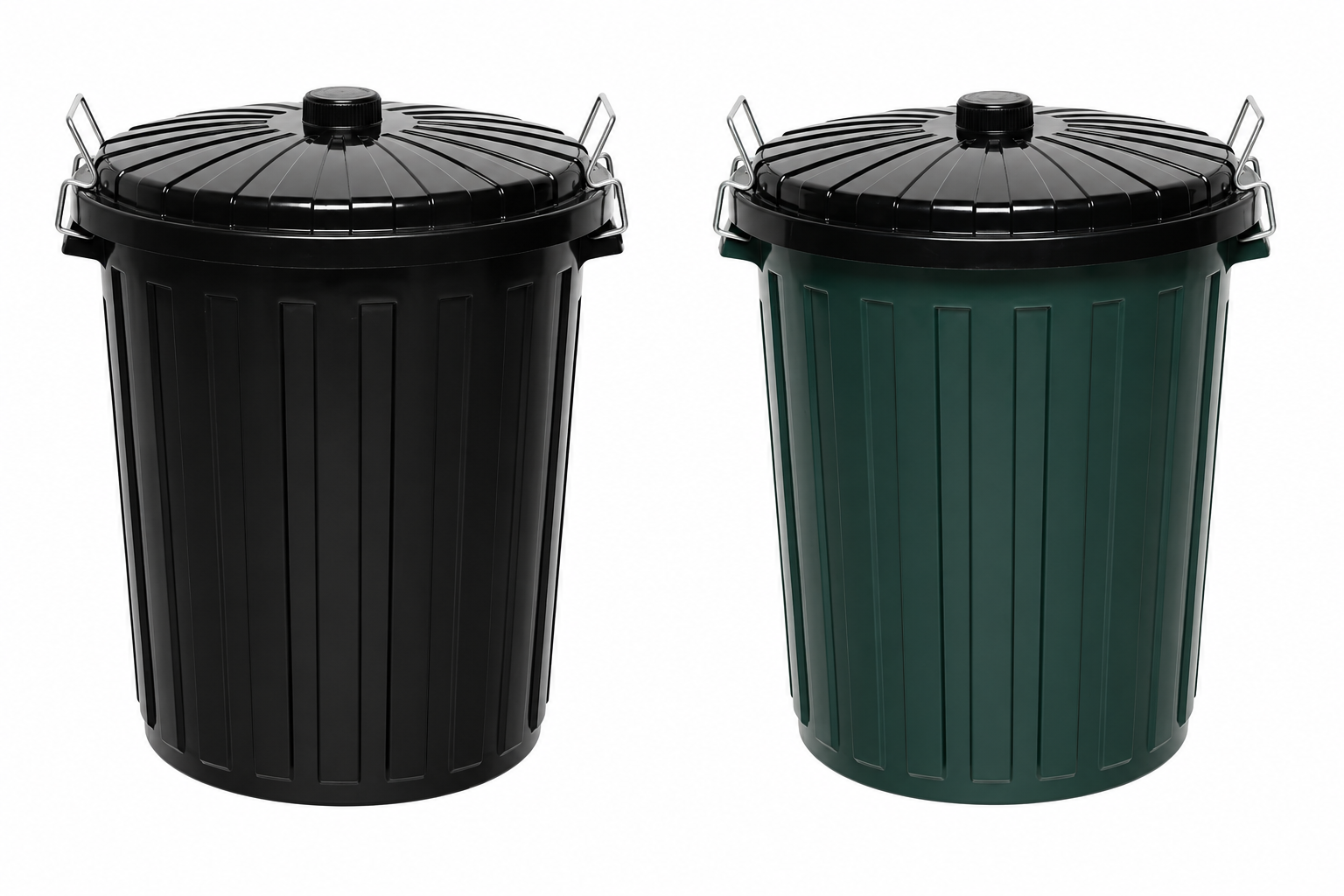 EDCO PLASTIC GARBAGE BIN WITH LID 73L