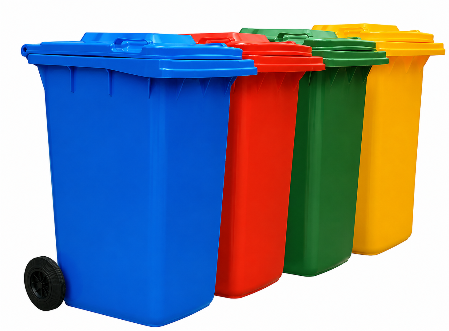 EDCO HEAVY DUTY BIN WITH WHEELS 120L